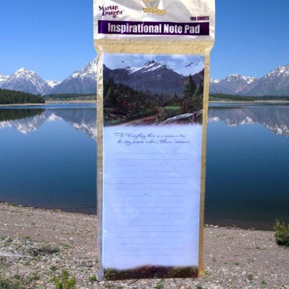 Inspirational Note Pad 100 Sheets Bible TO EVERYTHING THERE IS A SEASON New - Picture 11 of 11